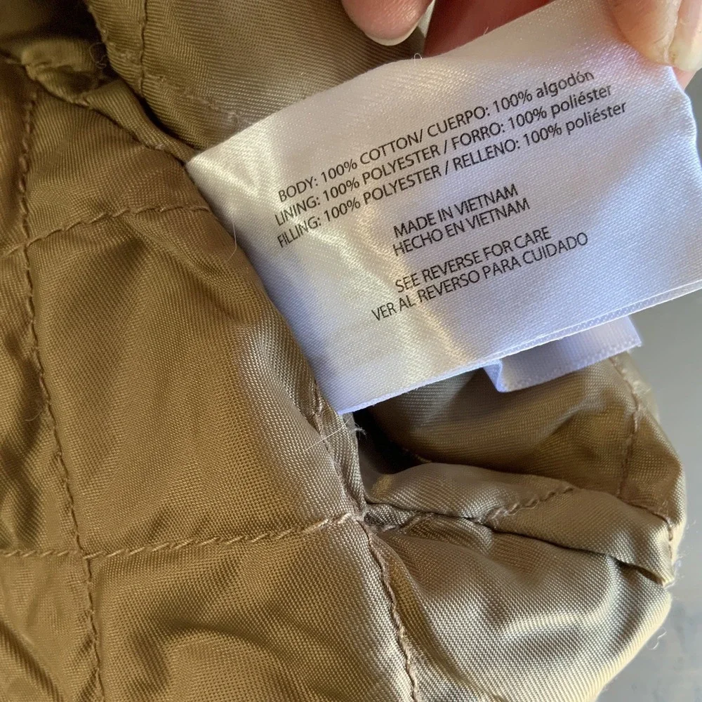 Orvis Barn Jacket Field Chore Coat Mens Medium Quilted Liner Corduroy Collar Vtg